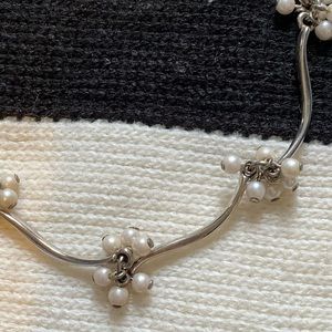 Sterling Silver and Pearl Necklace